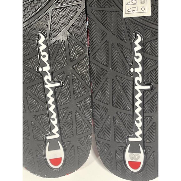 Champion Smile Slides, Smiley Face Sandals. Red/Black, Men\'s Size 12 main image 8
